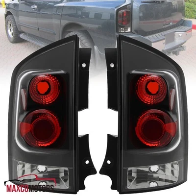 Black Tail Lights Fits 2005-2015 Armada Rear Brake Lamps Left+Right 05-15 - Image 1 of 4
