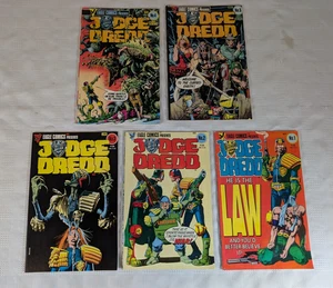Judge Dredd Vol 1 #1-#5 Eagle Comics 1983 8.0 or Better (see photos) - Picture 1 of 19
