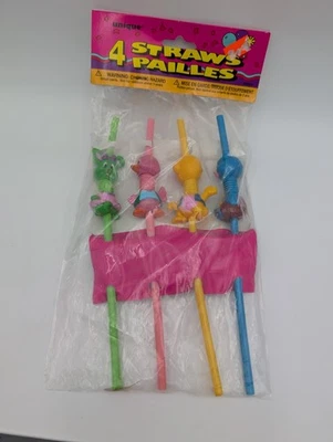 Lote de pajitas elásticas flexibles únicas Silly Animal selladas Foto 1 de 4