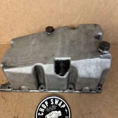 Cacerola de aceite genuina Harley-Davidson Dyna, 1993-1998, OEM 26074-90, con tapones de drenaje Foto 1 de 4