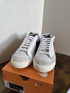 Nike Mujer’s Blazer Bajo 77 Talla 8 Blanco Negro Nuevos Zapatos Atléticos NUEVO - Imagen 1 de 7