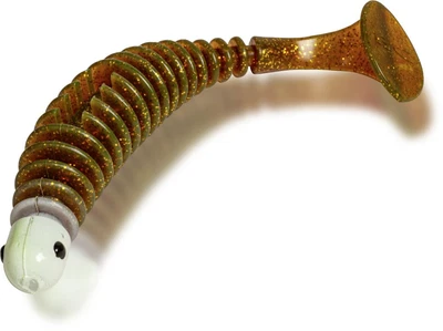 BLACK CAT Kunstköder f. Waller 25g 17cm motor oil  Shad Worm - Bild 1 von 2