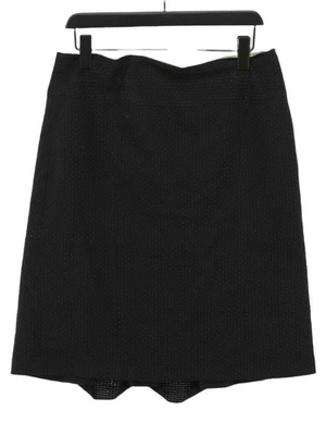 East Women's Midi Skirt UK 14 Black Polyester with Elastane, Viscose A-Line - Image 1 of 4