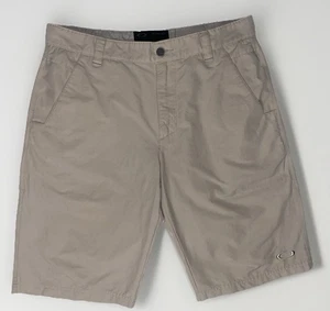 Pantalones Cortos Oakley Performance Fit Para Hombre Talla 34 Beige RN 96548 Verano Golf Chino - Imagen 1 de 10