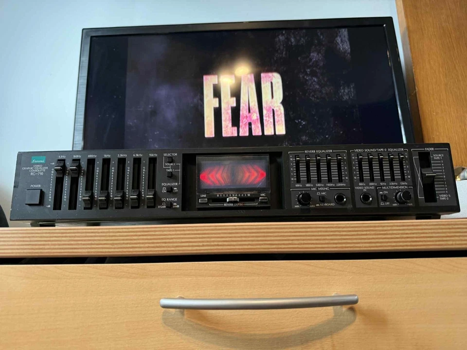 Sansui RG-710 Graphic Equalizer | 7-Band Stereo EQ | Spectrum Analyzer | Made in - Image 1 of 3