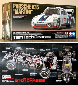 TAMIYA RC 1/12 PORSCHE 935 MARTINI TAMTECH TAM TECH GT01 CHASSIS NEW KIT - Picture 1 of 1