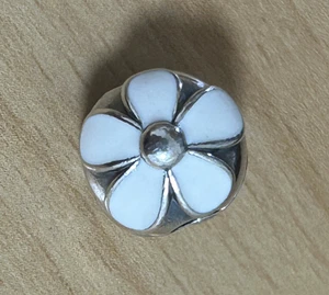 PANDORA Charms Armband Charm  925 Sterling Silber  form voll Blume  (P20) - Bild 1 von 3