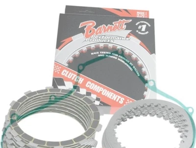 BARNETT CLUTCH FRICTION+STEEL SET +RIGHT CRANKCASE GASKET YAMAHA DT 250 1974 74 - Image 1 of 4