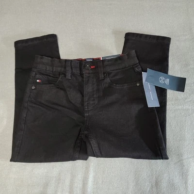 Jeans Tommy Hilfiger - Niños Regulares - Elásticos Rectos - Denim Negro Foto 1 de 4