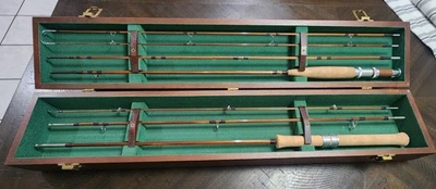 JUEGO DE 2 VARILLAS DE BAMBÚ ORVIS I SPINNING 1 CAÑA DE MOSCA MONTAÑA ROCOSA DE COLECCIÓN 6 1/2 PIES Foto 1 de 4