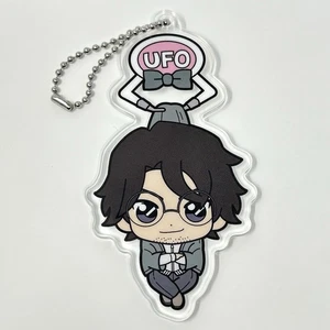 Conan Case Closed Shukichi Haneda Acrylic Keychain Sega UFO Catcher Tsumamare - Picture 1 of 3
