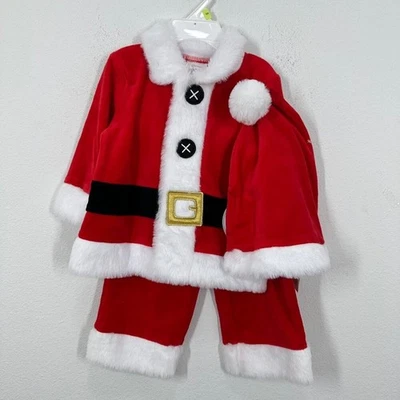 Koala Kids Santa 3 Piece Outfit Size 6-9 Months NWT Baby's First Christmas - Image 1 of 4