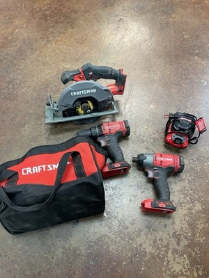 Kit combinado de 3 herramientas Craftsman 20V CMCK401D2 Foto 1 de 4