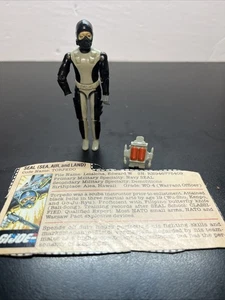 1983 GI Joe Torpedo ARAH action figure vintage For Parts W17 - Picture 1 of 6
