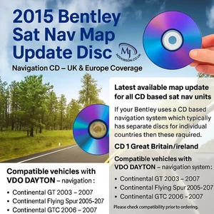 Bentley AGGIORNAMENTO MAPPA per BENTLEY Continental GT, Flying Spur, GTC - CD 2015 - Foto 1 di 4