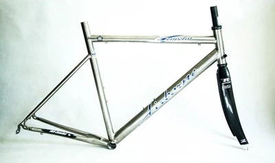 Airborne Zeppelin titanium road bike frameset 56cm rennrad rahmen Van Nicholas - Bild 1 von 4