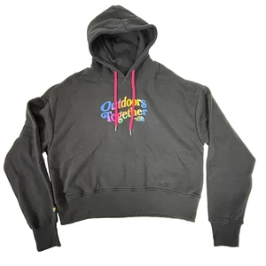 Neu mit Etikett North Face Damen-Hoodie Pride Regenbogen schwarz Pullover 2XL NH4 - Bild 1 von 7