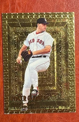 1995 Topps Embossed GOLD Roger Clemens #106 Red Sox - Image 1 of 2