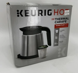 Keurig Hot 2.0 Jarra Térmica Serie 2.0 1 Cuarto Acero Inoxidable Doble Pared Nueva en Caja - Imagen 1 de 7