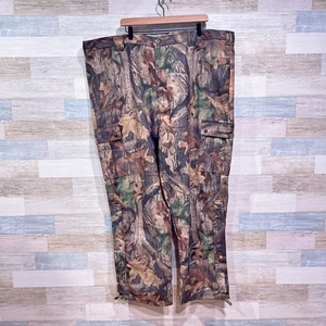 Scentlok Advantage Timber Fleece Hunting Pants Brown Camo Odor Control Mens 3XL - Picture 1 of 8