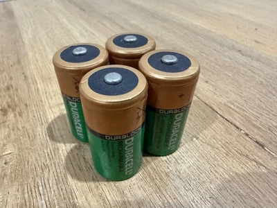 Duracell C recargable paquete de 4 mejoras sin usar NiMH 3000 mAh 16h Foto 1 de 3