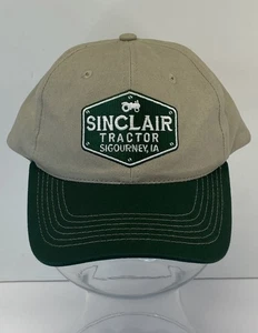 Sinclair Tractor Sigourney Iowa grün bestickt Druckknopflasche Bauernmütze/Kappe - Bild 1 von 6