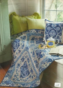 I1018 BLUE WILLOW QUILT MUSTER/ANLEITUNG - Bild 1 von 3