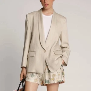 Munthe Kliomi Outerwear Einknopf Blazer im Set Beige Größe 36 EU 6 US - Bild 1 von 4