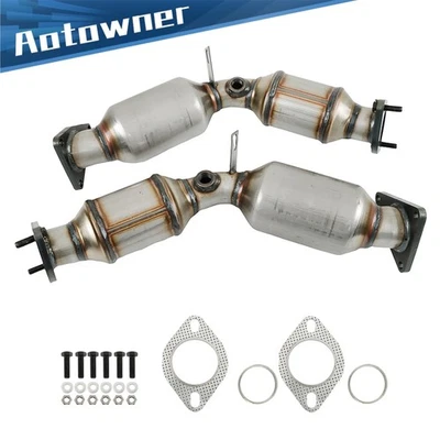 Juego de convertidores catalíticos izquierdo+derecho para INFINITI Q40 Q50 Q60 3,7 L 2014-2015 Foto 1 de 4