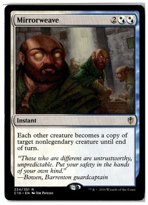 MTG Mirrorweave - Commander 2016 Moderately Played English - Image 1 of 2