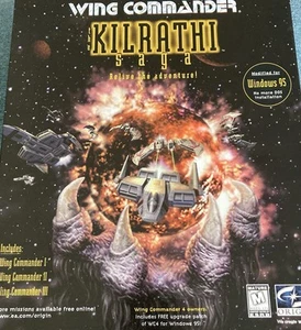 VINTAGE 1996 Wing Commander: The Kilrathi Saga Big Box (PC CD-ROM) - Complete - Picture 1 of 17