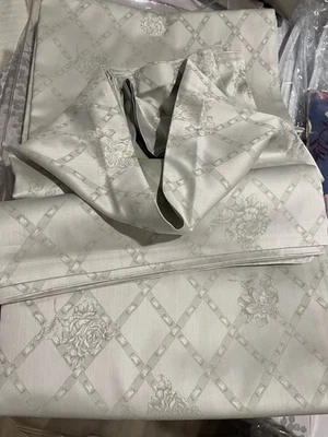 Funda nórdica DEA Italia nueva con etiquetas (1 pieza) King 100 % algodón tejido jacquard PIEDRA CAMELIA Foto 1 de 4