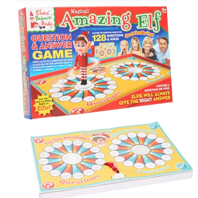 Behavin’ Badly Elf Question & Answer Game 128 Jokes Xmas Family Fun Gift - Image 1 of 3