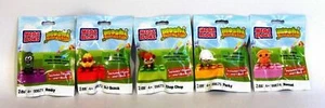 Mega Bloks MOSHI MONSTER 5x Bundle Lot Rock DJ Quack Hansel Pooky Chop Chop - Picture 1 of 6