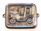 Oldtimer 1907 Auto 835 Silber Anhänger Schlüssleanhänger Kette Halskette 55 x 40