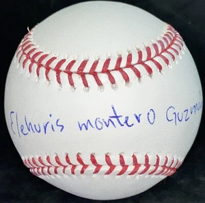 Elehuris Montero Guzman Full Name Autographed Signed OMLB Cardinals Rockies PSA - Picture 1 of 7