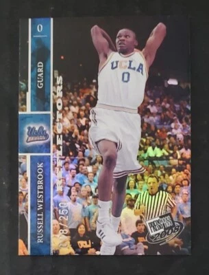  2008 Press Pass Pre Rookie # 34 Russell Westbrook Serial # 98/250 - Imagem 1 de 2