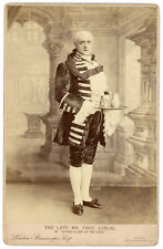 FRED LESLIE IN COSTUME ACTOR COMEDIAN BURLESQUE OPERETTA SINGER CABINET PHOTO