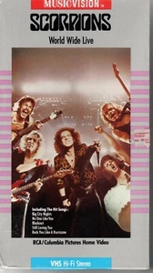 Scorpions World Wide Live (*) BRAND NEW VHS - Imagen 1 de 2