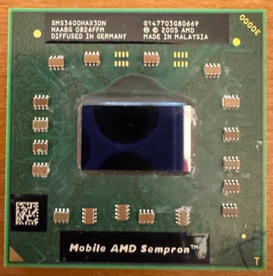 CPU AMD SEMPRON 3600+  2 GHZ SOCKET S1   PROCESSOR SMS3600HAX3DN - Immagine 1 di 2