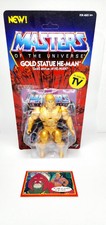 Masters of the Universe Gold Statue He-Man action figure Super 7 Vintage series