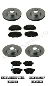 Für Toyota Prius 1.8 VVTi 2016-20 Bremsscheiben & Beläge vorne und hinten hochwertig - Bild 1 von 3