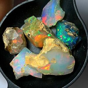 AAA Lot 100%NATURAL Ethiopian Jumbo Welo Fire Opal ROUGH specimen Gemstone