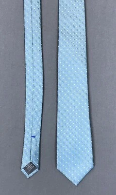 Галстук шелковый тканый морской зеленый VINCE CAMUTO 3x57,25 - Изображение 1 из 4