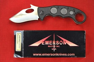 Custom Ernest Emerson Prototype Commander Karambit SpecWar PROTOTYPE Black G10 - Picture 1 of 13