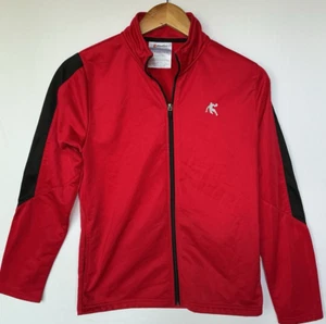 AND1 Boy/Girl Unisex Basketball Jacket Red Full Zip Polyester Size XL/14-16 - Picture 1 of 3
