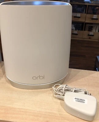 Netgear RBR750 Orbi Triband Mesh WiFi 6 Router - White Used - Image 1 of 4