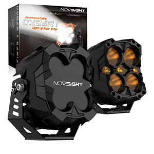 NOVSIGHT CYBER 6'' LED Pods Work Lights Flood Spot Lamp For Jeep Driving Offroad - Picture 1 of 16