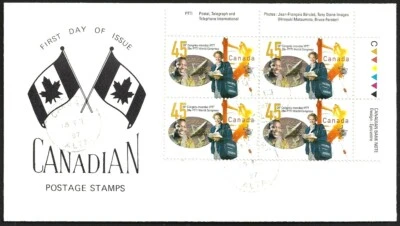 🍁Canada  #1657 URpb   "PTTI LABOUR UNION"   Brand New 1997 Special Event Cachet - Image 1 of 2