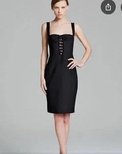 Diane von Furstenberg DVF Scottland Etui-Kleid zum Schnüren Größe 12 - Bild 1 von 4